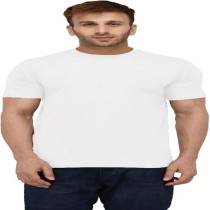 mens slim pure cotton premium T -Shirt (White)
