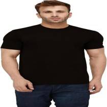 mens slim pure cotton premium T -Shirt (Black)