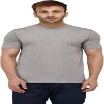 mens slim pure cotton premium T -Shirt (Gray)