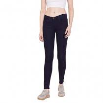 Women's Slim Fit Cotton Jeans (Black)