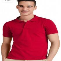 Men's Regular Polo Tshirt (Red)