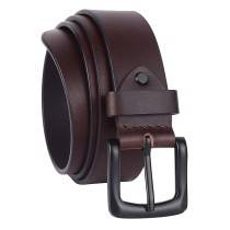 D-Fort Leather Belt (Brown)