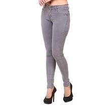 Woman Slim Fit cotton jeans (grey)
