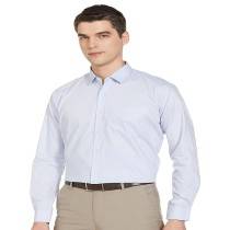 D-Fort Men's Slim Fit Formal  Shirt plain (Sky Blue)