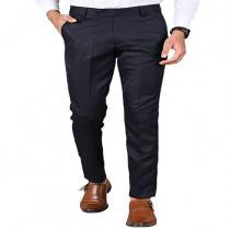 Men's Regular Formal Trouser (Navy Blue)